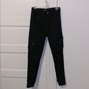 Black joggers